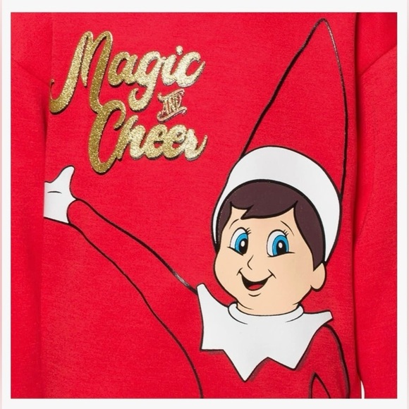 The Elf on the Shelf Fleece Pullover Hoodie and Pants Outfit Set - Picture 5 of 10